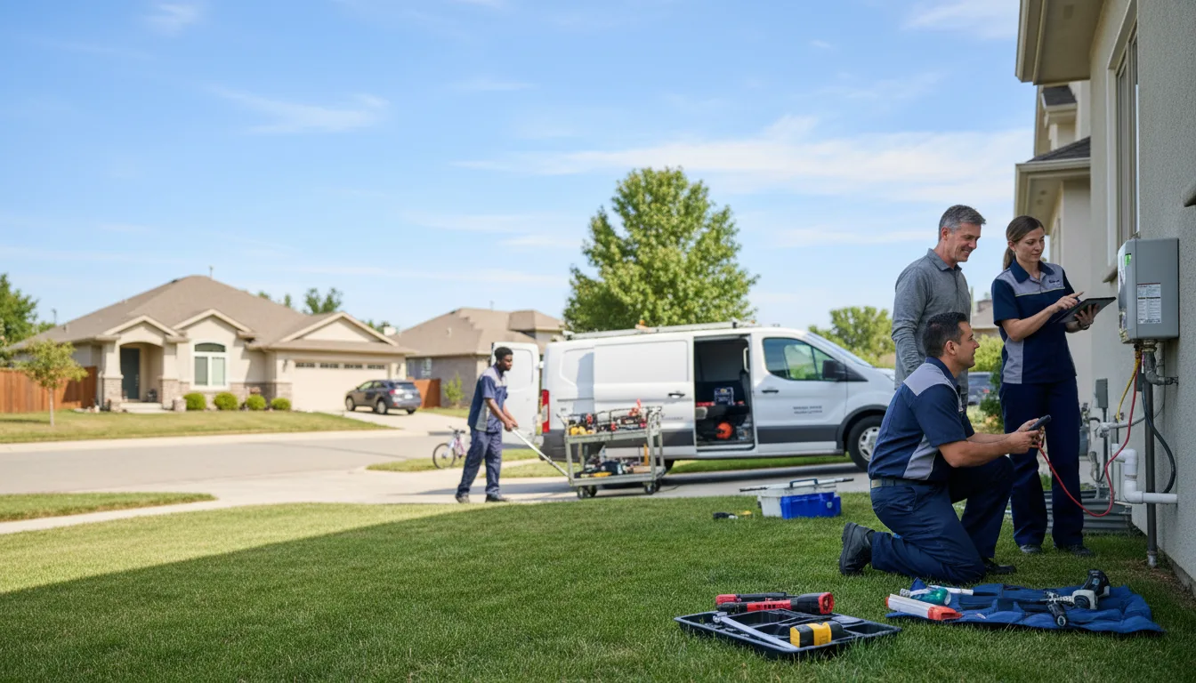 Tankless water heater service in Sussex, WI